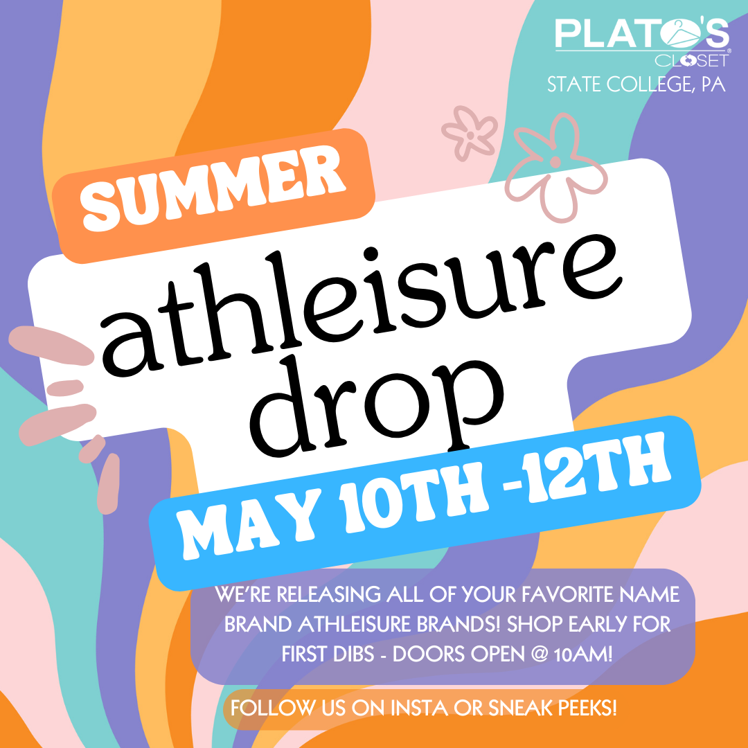 Summer Athleisure Drop advertisement May 10th through 12th